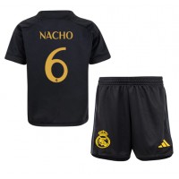 Real Madrid Nacho #6 Tredjeställ Barn 2023-24 Korta ärmar (+ Korta byxor)